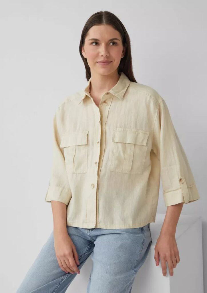 s.Oliver Blusenjacke beige