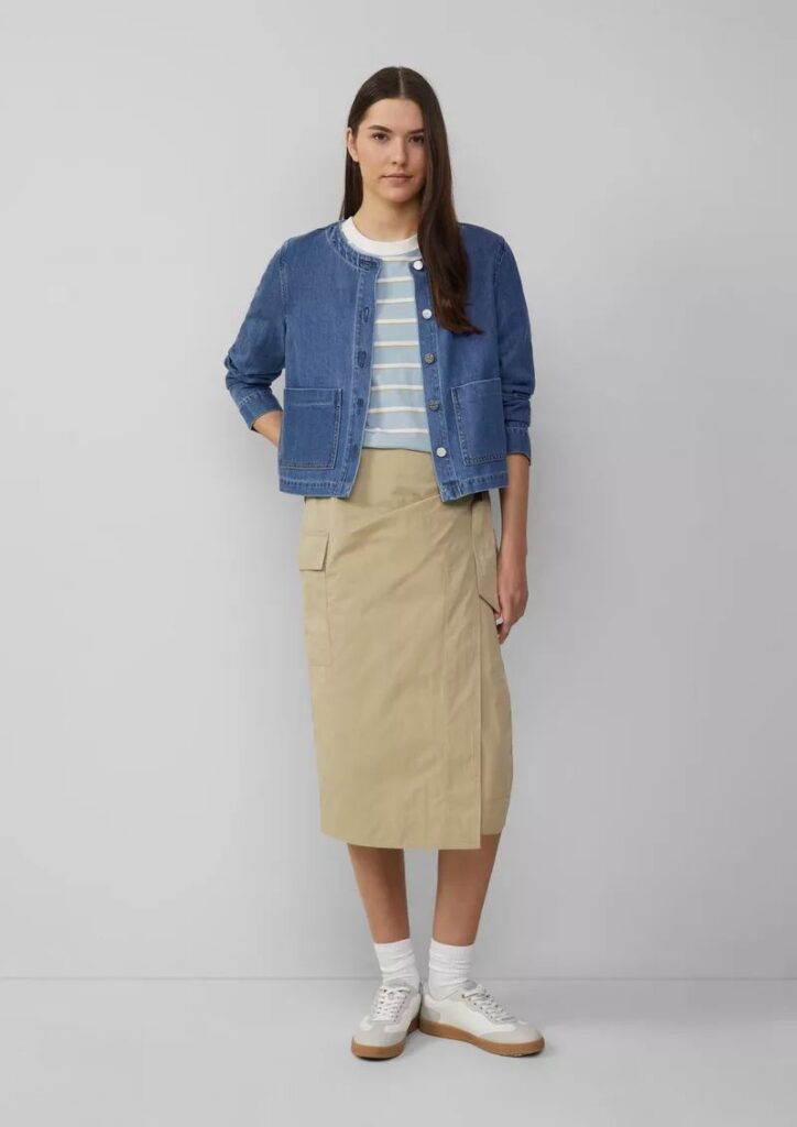 s.Oliver Jeansjacke blau