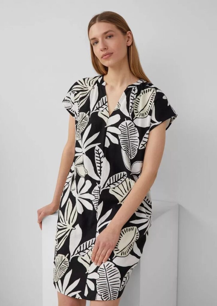 s.Oliver Kleid gemustert