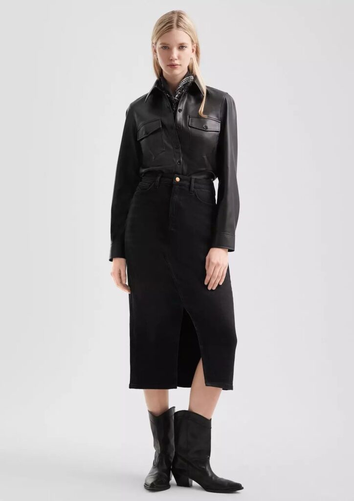 QS Bluse schwarz