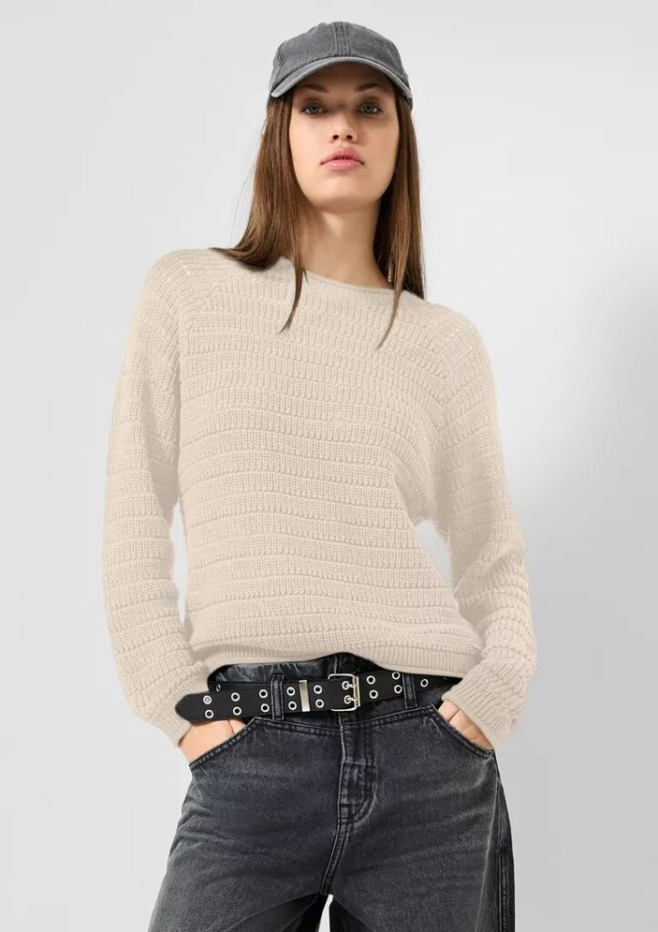 QS Pullover beige 49,99