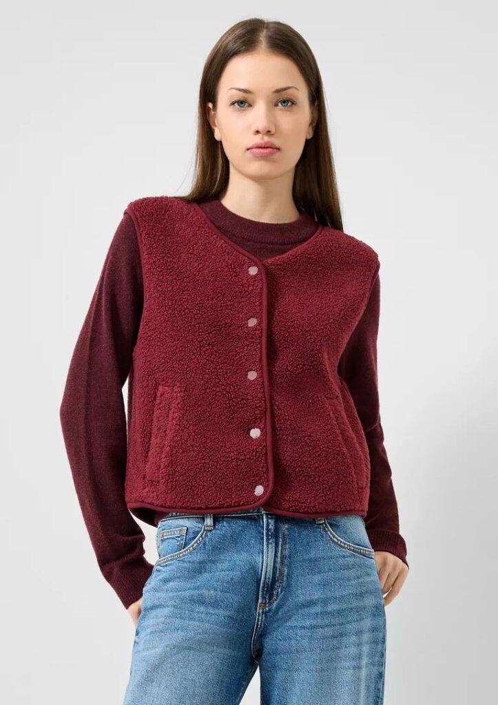 QS Weste weinrot 49,99