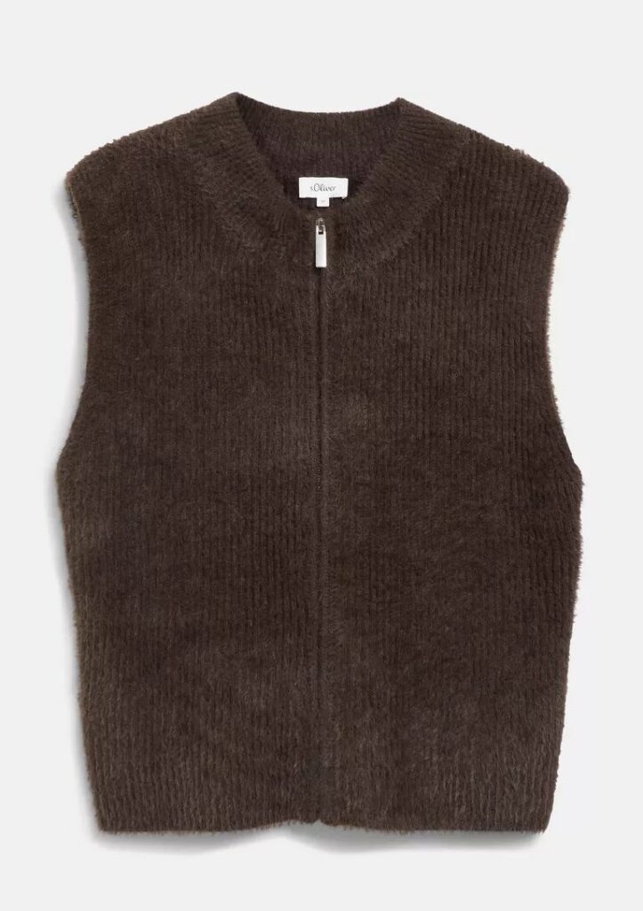 s.Oliver Fellweste braun 59,99